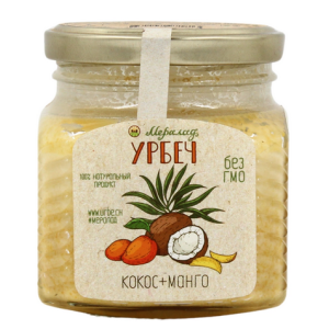 Урбеч кокос и манго 230 г, тм Мералад