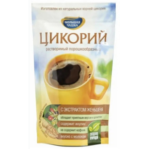 Цикорий с экстр. женьшеня, 85г, ТМ "Большая чашка"