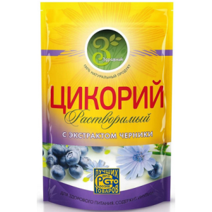 Цикорий с экстр. черники, 85г, ТМ "Здравник"