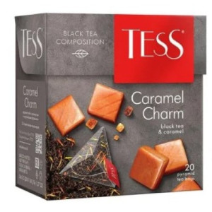 Чай черный Caramel Char, 20 пирамидок Tess