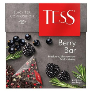 Чай черный Berry Bar, 20 пирамидок Tess