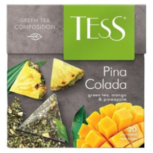 Чай зеленый Pina Colada, 20 пирамидок Tess