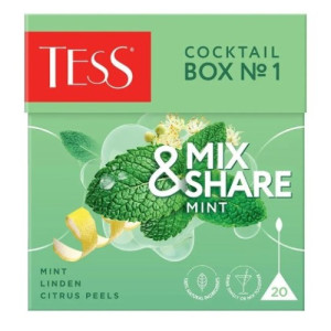 Чай травяной Cocktail Box 1 Мята, 20 пирамидок Tess