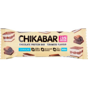 Батончик глазированный "Тирамису" 60г ТМ Chikalab