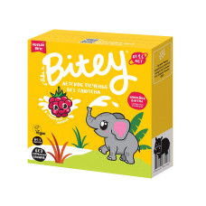 Печенье без глютена BITEY "Сливочная малина" 125 гр