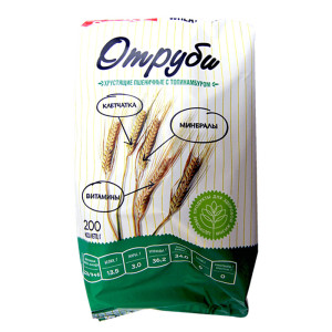 Отруби пшеничные с топинамбуром пресов.Эльмика 200гр