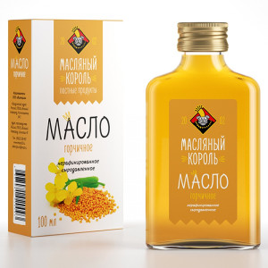 Масло горчичное 100 мл. тм "Масленный король"