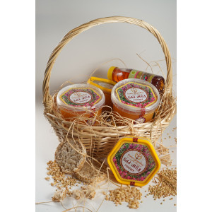 Мед эспарцетовый 500г, 2023 Жамбылская обл. ТМ "Соты здоровья"