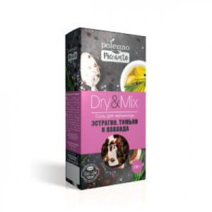 Соль для мельницы эстрагон тимья лаванда, 200г Polezzno