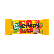 Фруктовый батончик клубника &шоколад Олайт Crispy