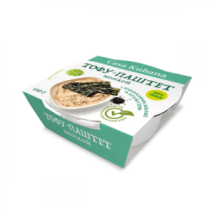 Тофу-паштет с кунжутом и водорослями вакаме "Морской", Casa Kubana, коррекс 110г