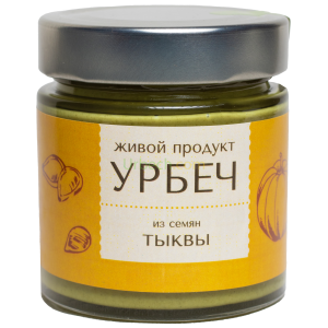 Урбеч из семян тыквы 200г тм Живой продукт