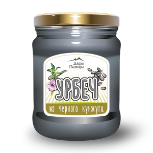 Урбеч из черного кунжута Дары Памира 230гр