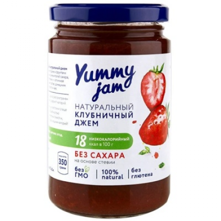 Джем клубничный 350 гр , Yummy jam