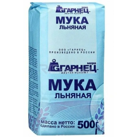 Мука БГ льняная, 500г Гарнец