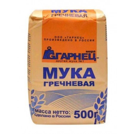 Мука БГ гречневая, 500г Гарнец