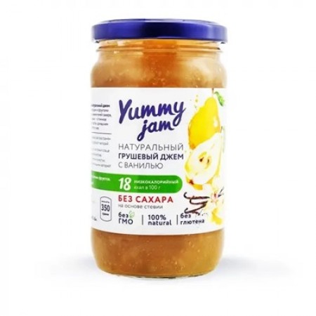 Джем грушевый с ванилью 350 гр Yummy jam