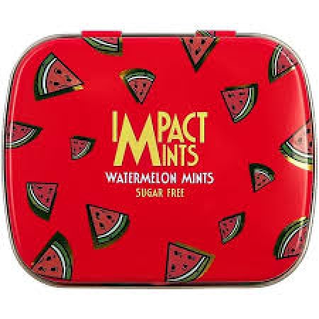 Драже без сахара освежающие со вкусом арбуза IMPACT MINTS 14гр