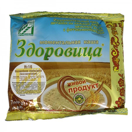 Porridge "Zdorovitsa" No. 16 Magic kernel (gluten-free) 200 g Russia