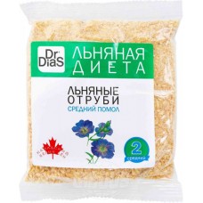 Flax bran medium grinding 100 g Dr.Dias Russia