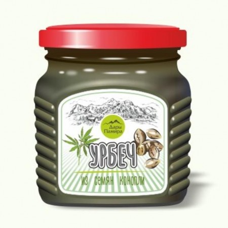 Urbech from hemp seeds 230g - "Gifts of the Pamirs", Russia