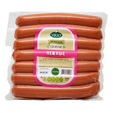 Tender sausages 500 g Vego Russia