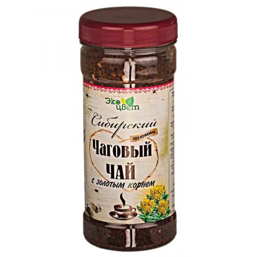 Chagovy tea with a golden root tonic 90g - "Baikal herbs", Russia